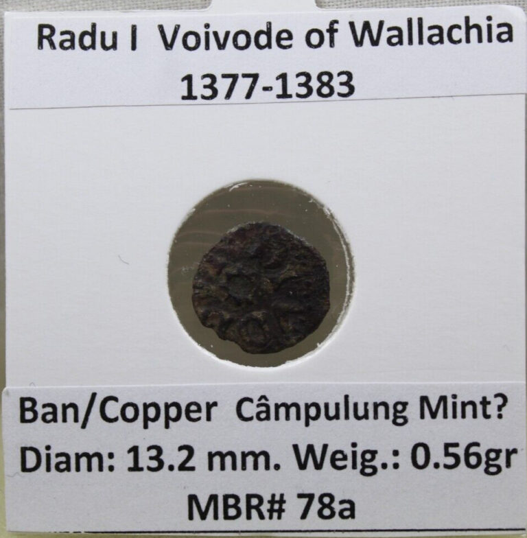 Read more about the article Wallachia (Romania) 1377 1 Ban Radu I Voivode of Wallachia (1377-1383)  MBR# 78a