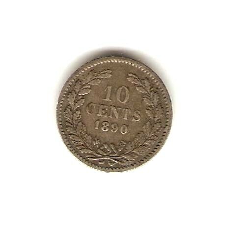 Read more about the article 1890 NETHERLANDS SILVER COIN 10 CENT –  WILLIAM III.
