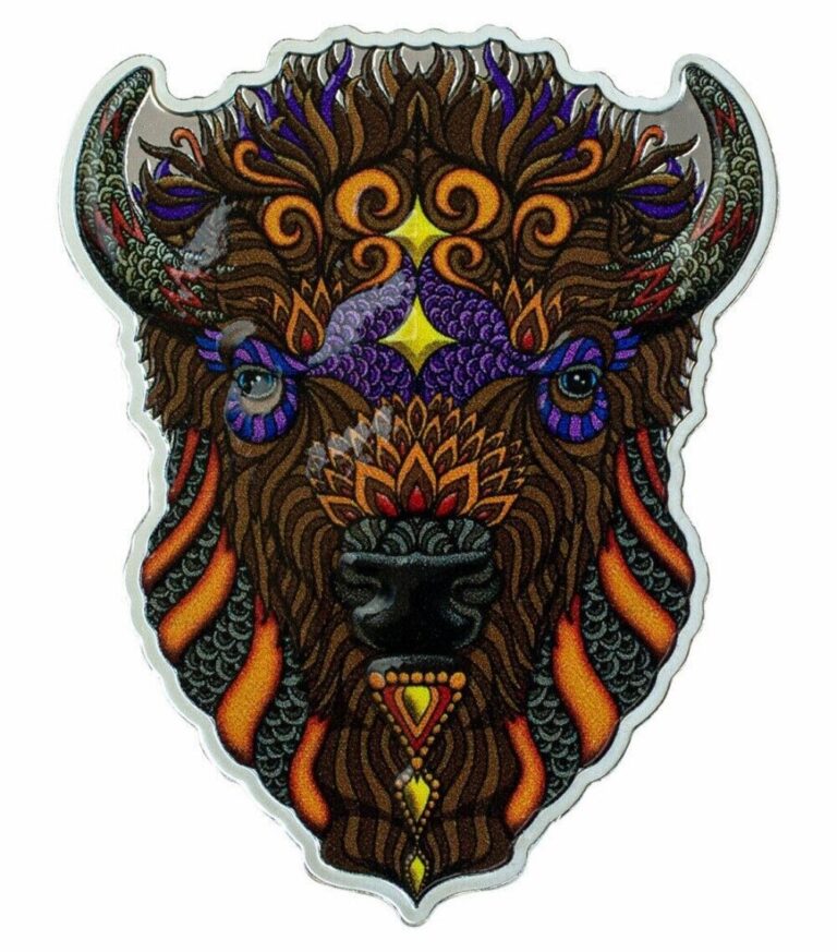 Read more about the article 2021 Solomon Islands Spirit Animal Series Bison Shaped 1 oz Silver $ – In Stock