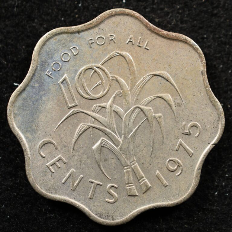 Read more about the article Swaziland 10 Cents 1975  Coin  Inv#F354