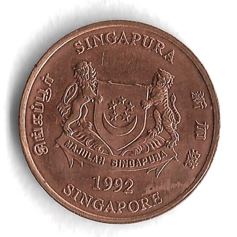 Read more about the article 1992 Singapore 1 Cent World Coin – KM# 98
