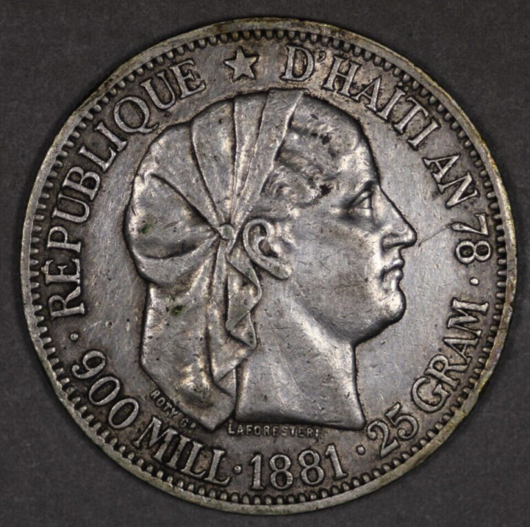 Read more about the article 1881 Haiti Silver Gourde