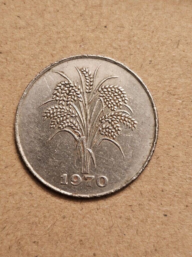 Read more about the article 1970 SOUTH 🇻🇳 VIETNAM 10 DONG WORLD COIN KM#8 COPPER-NICKEL VF+ DETAIL WAR ERA