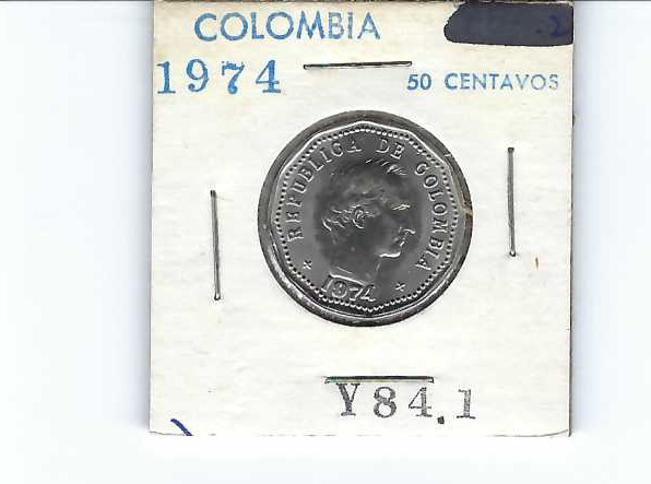 Read more about the article COIN COLOMBIA  50 CENTAVOS  1974