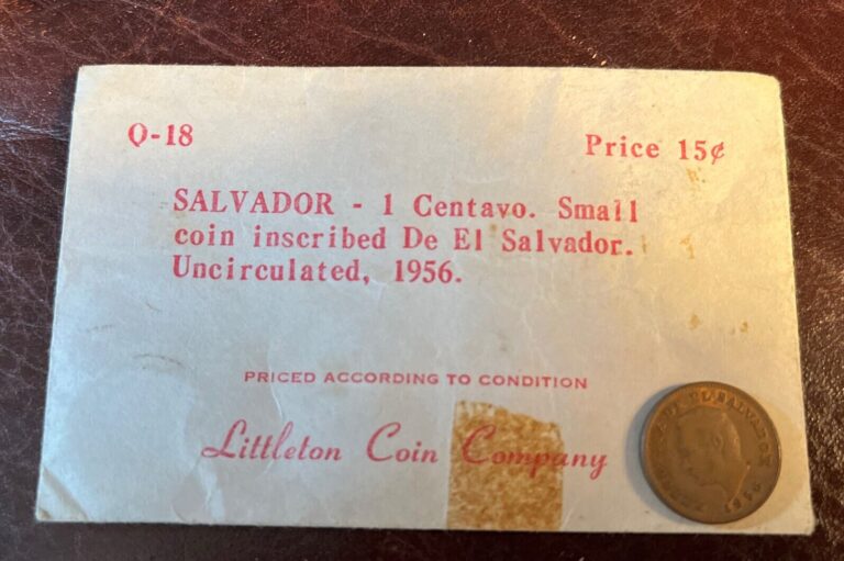 Read more about the article SALVADOR CENTAVO – 1956 – UNCIRCULATED.