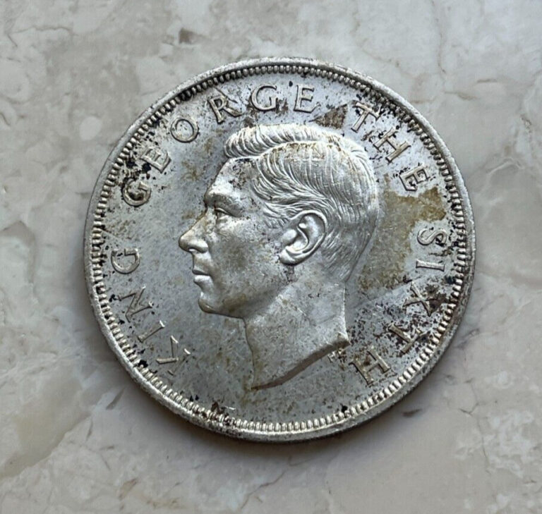 Read more about the article 1949 New Zealand 1 One Crown – Silver