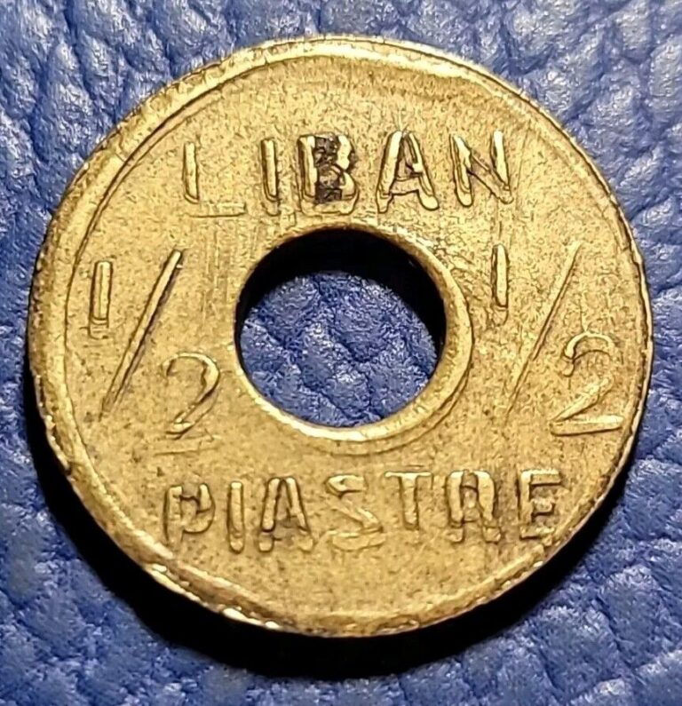 Read more about the article 1941 LEBANON 1/2 PIASTRE – WW2 – RARE TYPE – High Value Coin – KM # 11