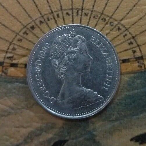 Read more about the article 1980 British Five Pence Elizabeth II Coin – Very Nice Coin!