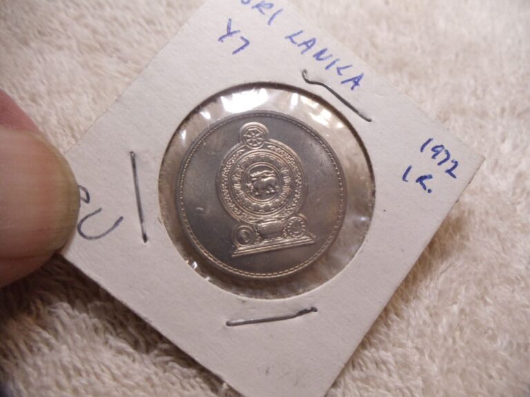 Read more about the article SRI LANKA 1972 ONE RUPEE BU UNCIRCULATED COIN