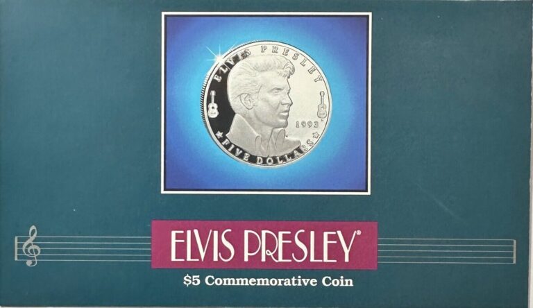 Read more about the article 1993 Republic of Marshall Islands $5 Dollar Commemorative Coin – Elvis Presley