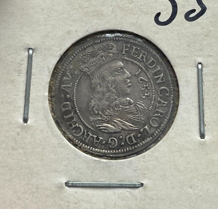 Read more about the article 1655 Austria Tyrol 3 Kreuzer – Silver L2
