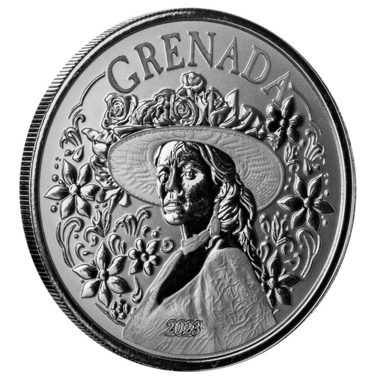 Read more about the article 2023 1 oz Grenada La Diablesse EC8 Silver Coin .999 Fine Silver BU #A663