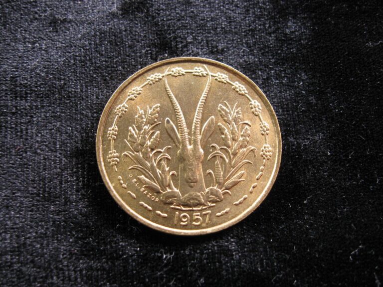 Read more about the article old world coin FRENCH WEST AFRICA Togo 25 francs 1957 KM9 “Gazelle” (116)