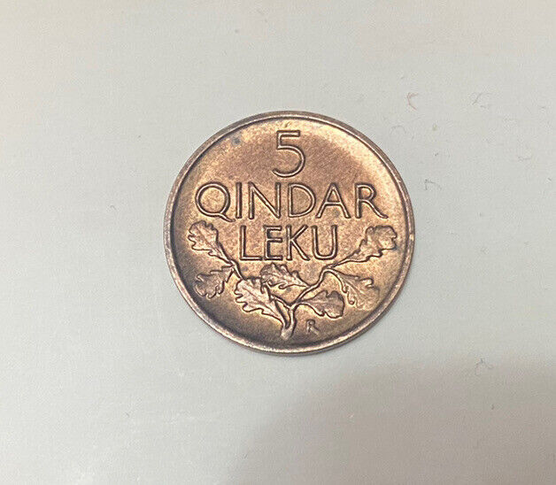 Read more about the article Albania coins 5 Qindar Leku 1926.