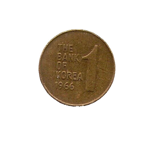 Read more about the article 1966 SOUTH KOREA COIN 1 WON – SCARCE