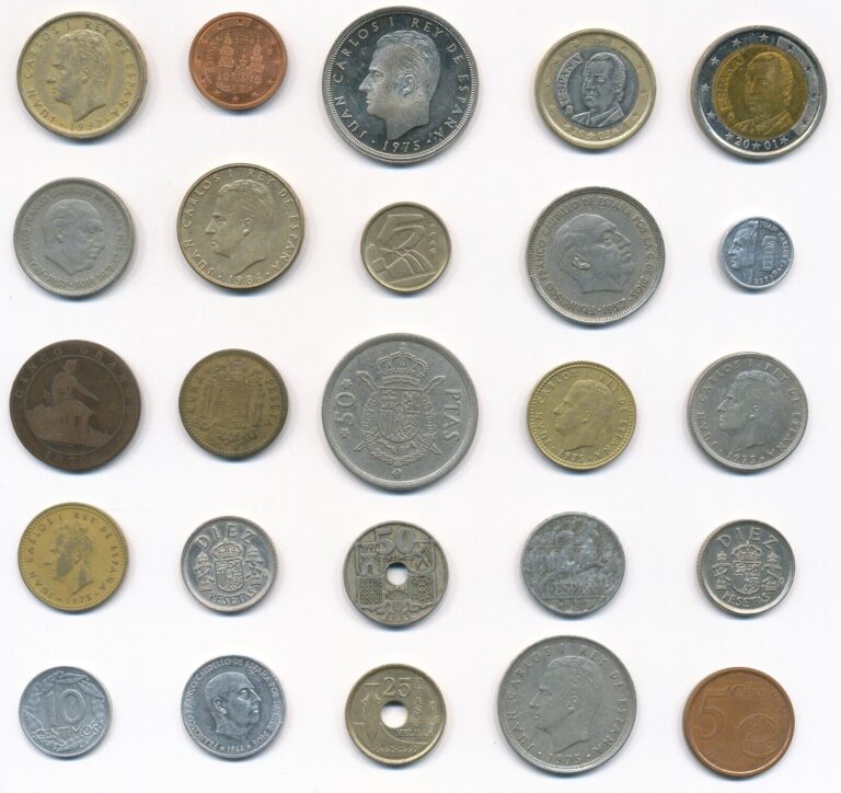 Read more about the article LOT OF 25 ASSORTED SPAIN COINS