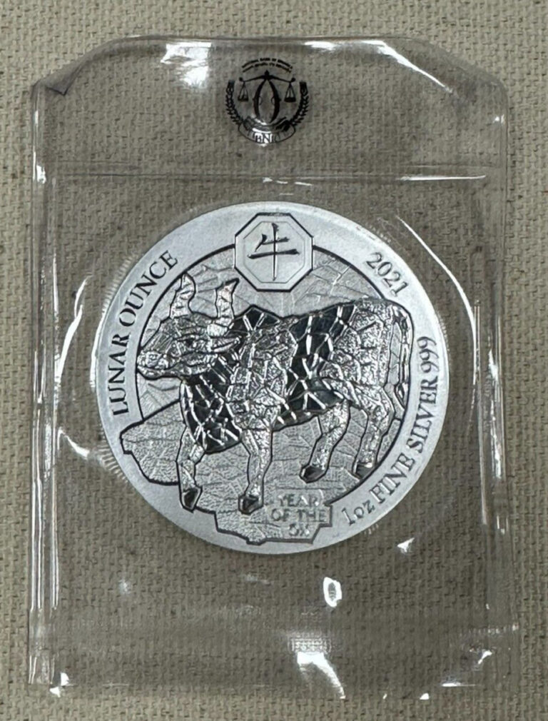 Read more about the article 2021 Rwanda 1 Ounce Silver Lunar Year of the Ox BU Sealed 50 Amafaranga / Franc