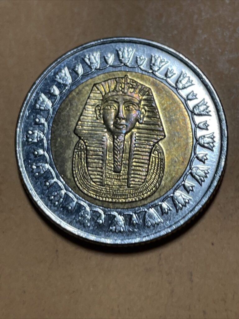 Read more about the article Egypt One Pound Current Circulated Bimetallic Coin – Dated 2008