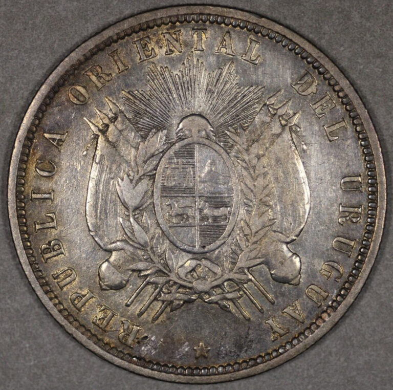 Read more about the article 1877 Uruguay Silver 50 Centesimos