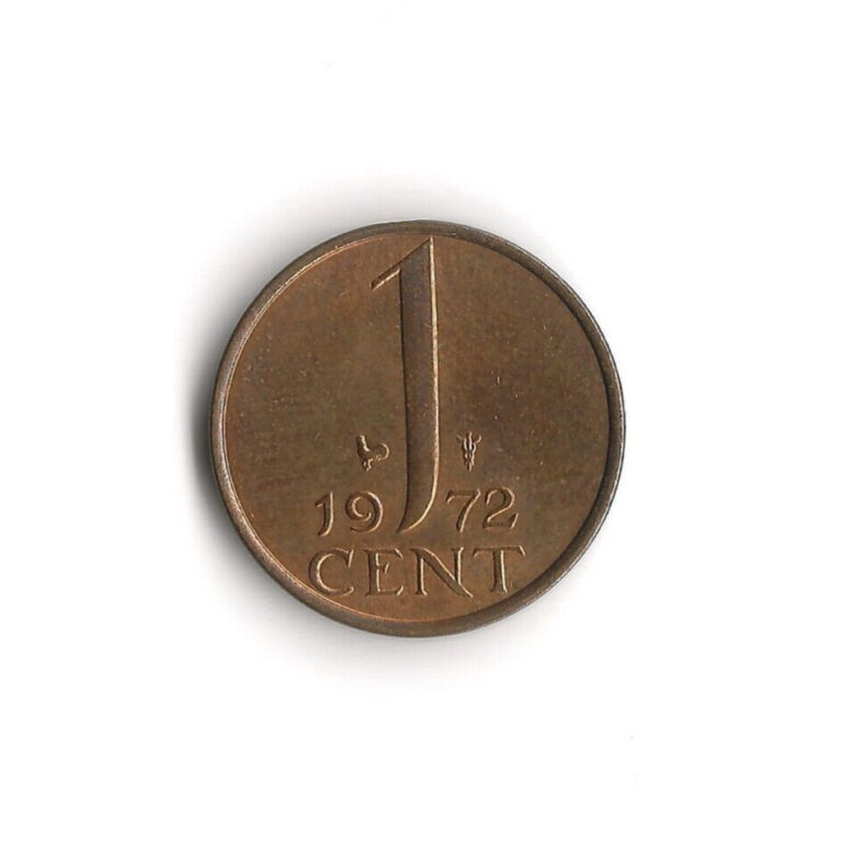 Read more about the article 1972 Netherlands – 1 Cent – 849 – Bronze – 2g