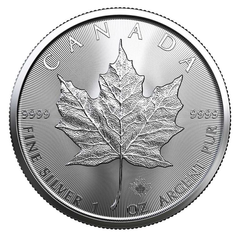 Read more about the article 2022 Canada 1 oz Silver Maple Leaf $5 Coin GEM BU