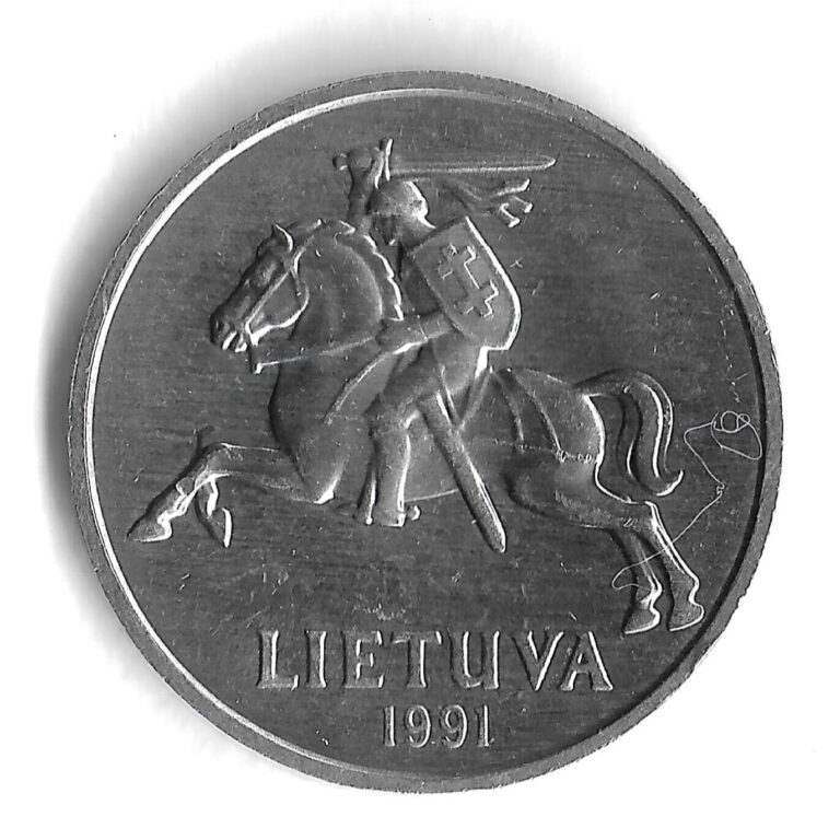 Read more about the article 1991 Lithuania 5 Centai Aluminum World Coin – KM# 87