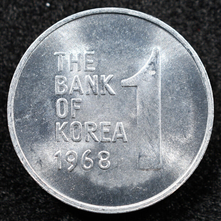 Read more about the article South Korea 1 Won 1968  Coin  Inv#F257