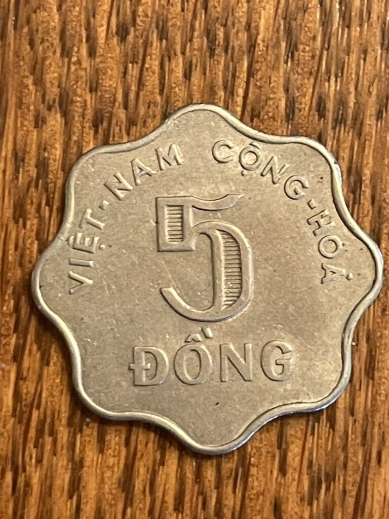 Read more about the article Vietnam 5 Dong Coin  1966  UNC – COMBINED SHIPPING OK