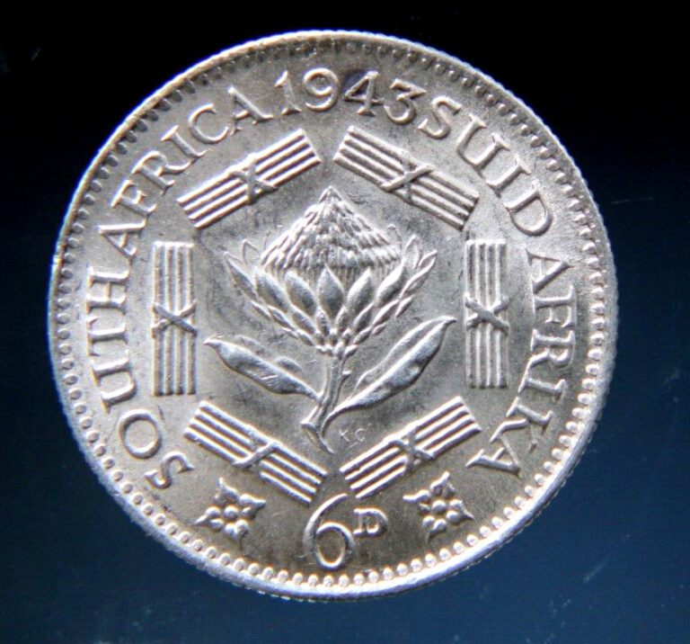 Read more about the article South Africa 6 Pence 1943 World Silver Coin #2