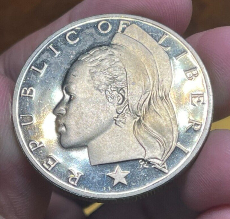 Read more about the article 1974 Liberia One Dollar Coin Excellent Proof Condition