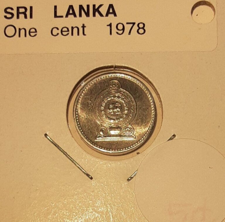 Read more about the article 1978 Sri Lanka One Cent Aluminum Coin  Uncirculated