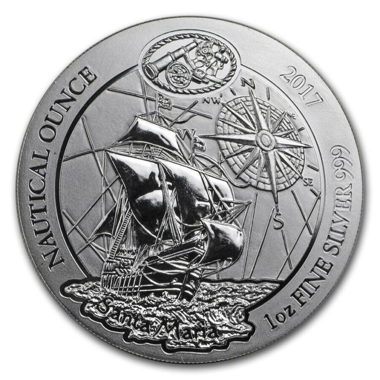 Read more about the article 2017 Rwanda 1 oz Silver Nautical Ounce Santa Maria (sealed mint packaging)