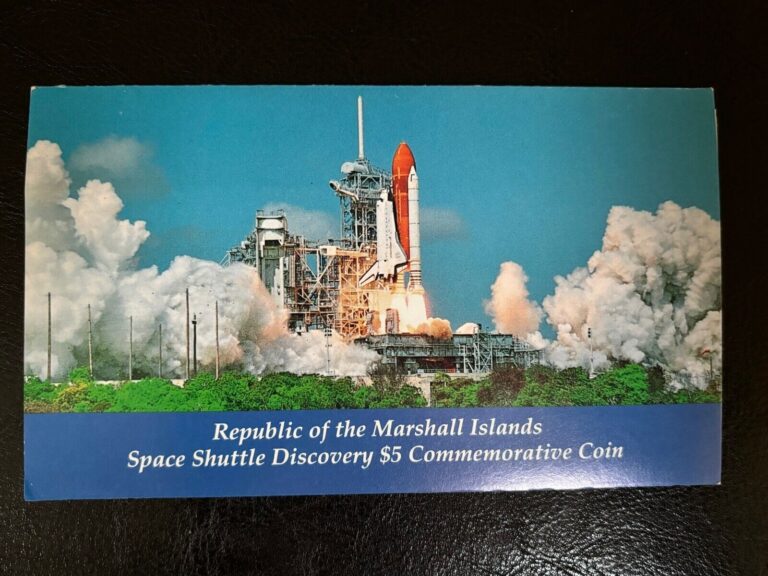 Read more about the article 1988 Republic of the Marshall Islands Space Shuttle $5 Commemorative Coin