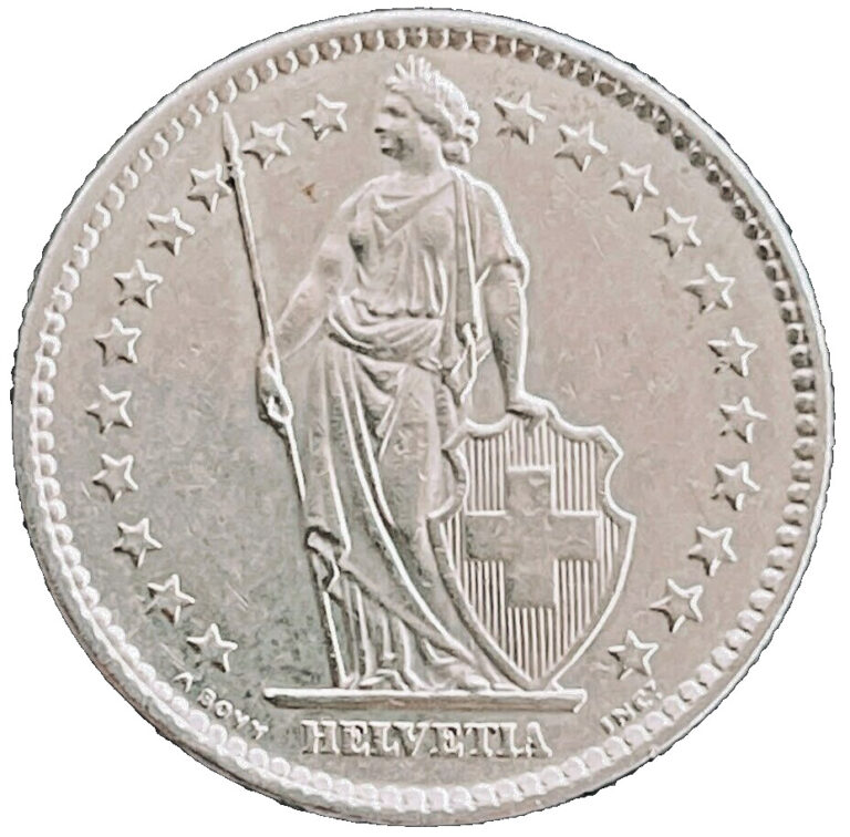 Read more about the article 1978 Switzerland Coin 2 Francs Swiss Europe Coins EXACT SHOWN FREE SHIP AU