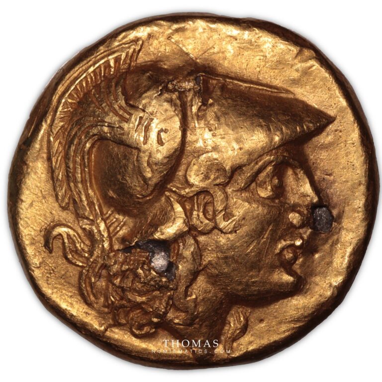 Read more about the article Coin -Macedonia – Gold fourree Stater – Alexander III the Great – 336 323 BC