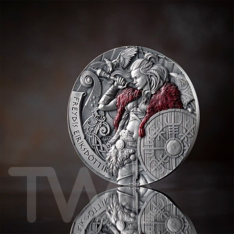 Read more about the article Freydis Eiriksdottir The Way to Valhalla 2 oz Silver Coin CFA Cameroon 2024