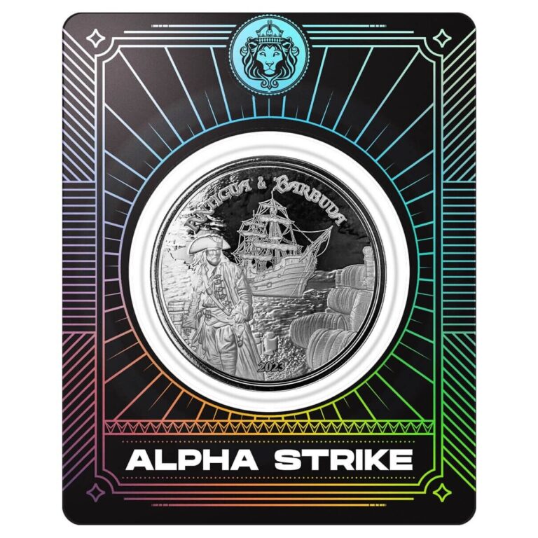 Read more about the article 2023 EC8 Antigua and Barbuda “Rum Runner” 1 oz Silver Coin – Alpha Strike – PL