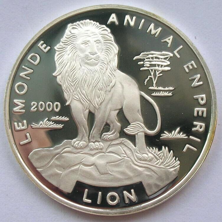 Read more about the article Togo 2000 Lion 1000 Francs Silver Coin Proof