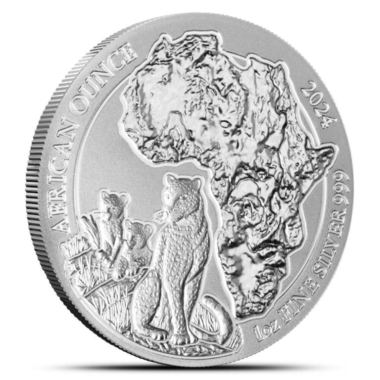 Read more about the article 2024 1 oz Rwandan Leopard Silver Coin (BU)