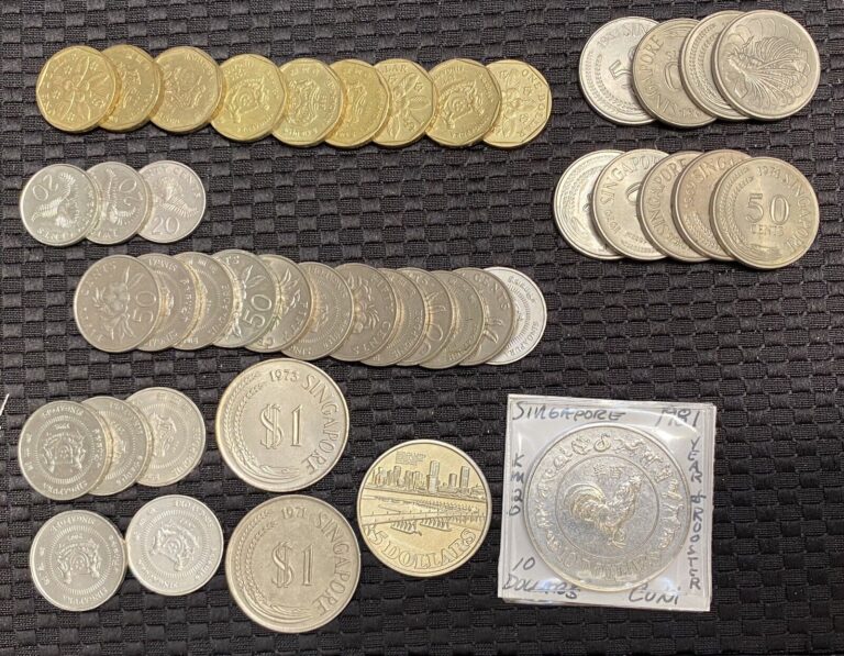 Read more about the article 39.30 Singapore Dollars – Mixed Coins Foreign Exchange Is $29.21US @ 7/20/24