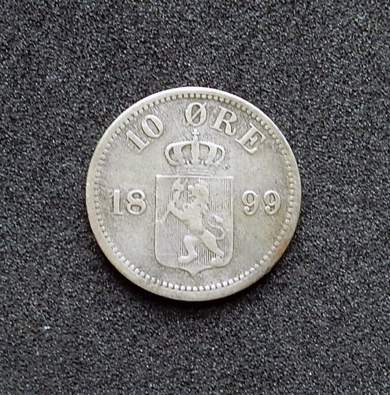 Read more about the article Norway 10 Ore  1899. Scarce silver