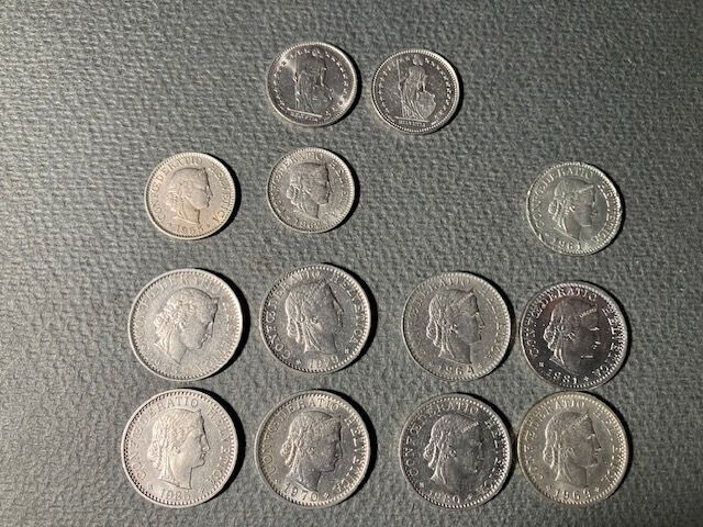 Read more about the article Swiss coins (lot 13) 1955-1985
