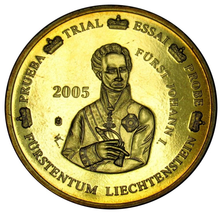 Read more about the article Liechtenstein 50 Euro Cents Fantasy Probe Specimen coin 2005