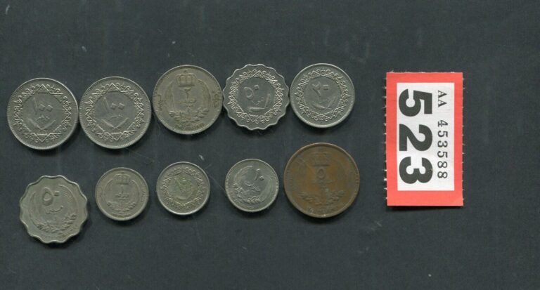 Read more about the article Lot of   10   coins of    Libya