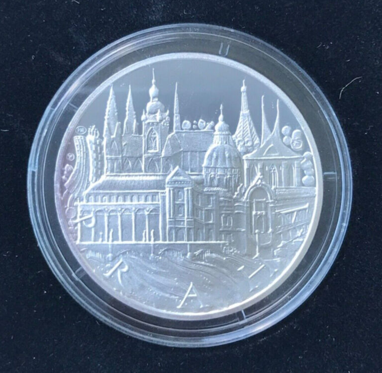 Read more about the article Czech Republic – Prague Mint – Prague 1 Oz Silver Commemorative Medallion in OGP