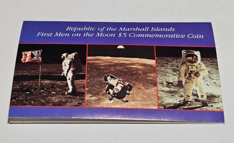 Read more about the article 1989 Republic of the Marshall Islands $5 Commemorative Coin Apollo Moon Landing