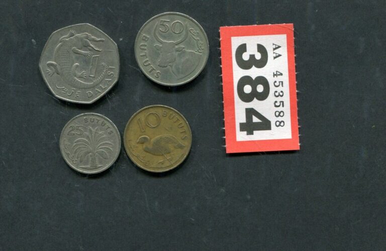 Read more about the article Lot of  4 coins of    Gambia