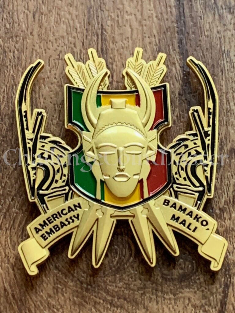 Read more about the article E67 Marine Security Guard Detachment Bamako  Mali Embassy Challenge Coin