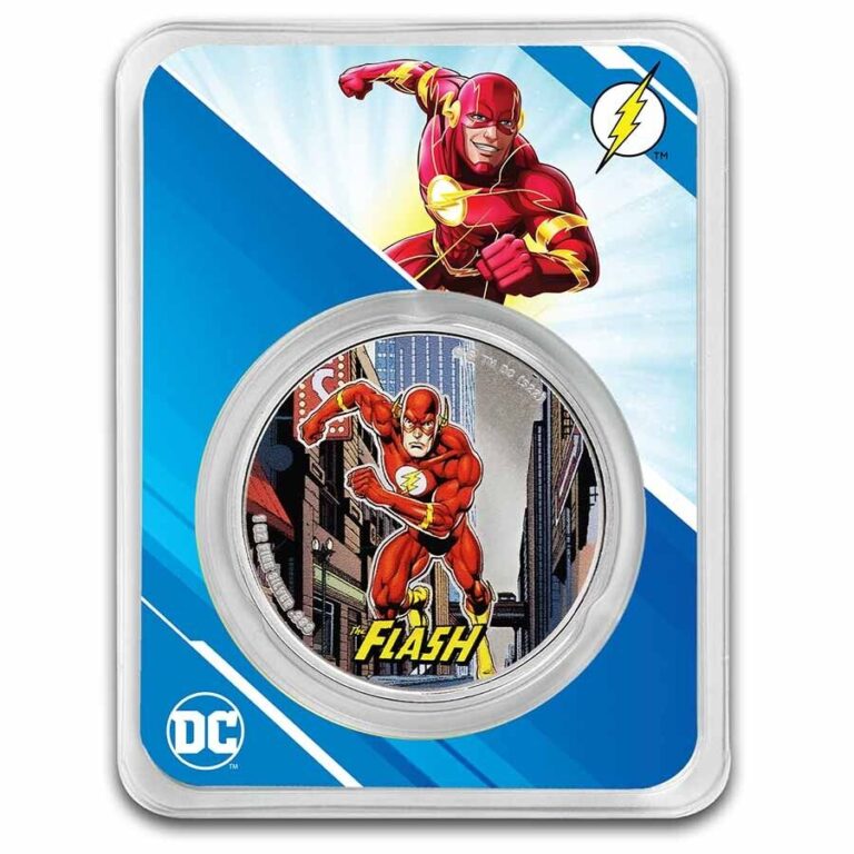 Read more about the article 2023 Samoa 1 oz Silver DC Comics Flash Colorized with TEP