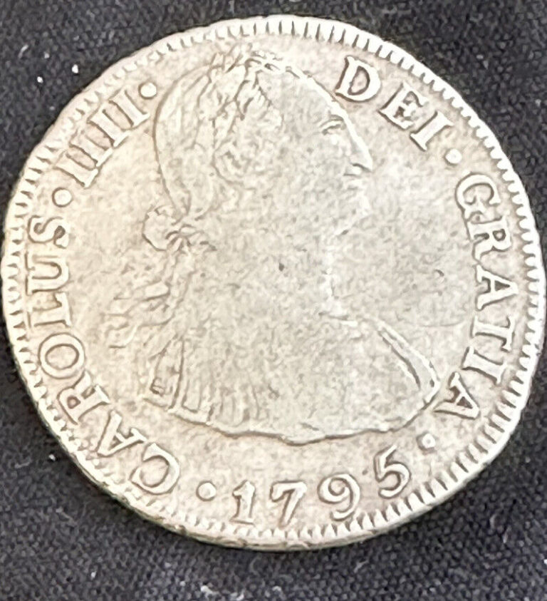 Read more about the article BOLIVIA 2 REALES 1795 NG M SILVER SCARCE #N SPAIN CAROLUS IIII COIN